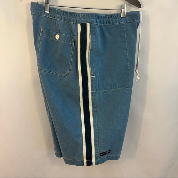 Polo Jeans Co Ralph Lauren Shorts Mens L Large Blue #67 Canvas Varsity  VTG 90s - Picture 2 of 7